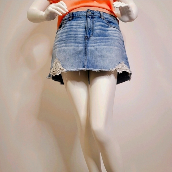 AMERICAN EAGLE OUTFITTERS Denim SKirt - Picture 11 of 12